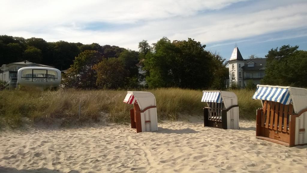 Ruhige Fewo Mit Strandkorb, Villa Stranddistel, Binz Exterior photo